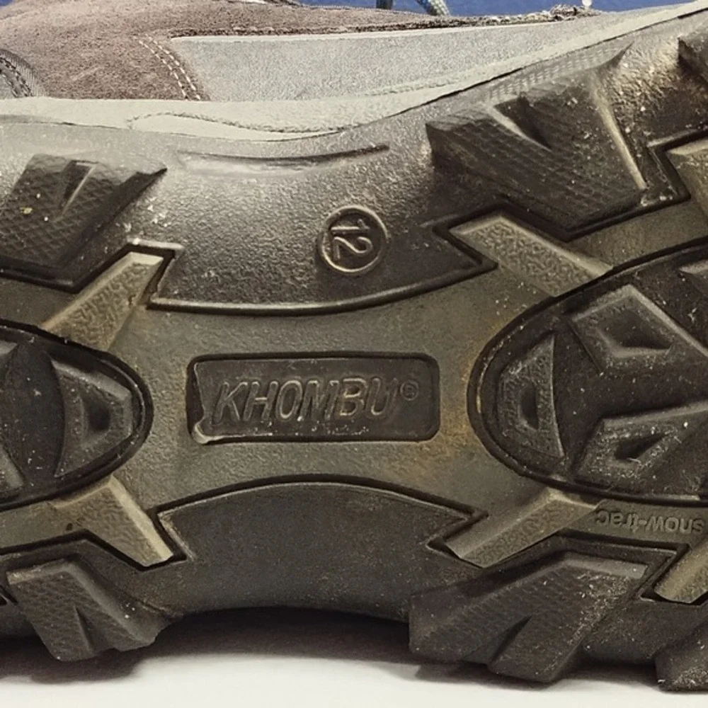 Khombu Fleet Hiker‎ Terrain Weather Rated Boots Mens US 12M Multi Leather 146740